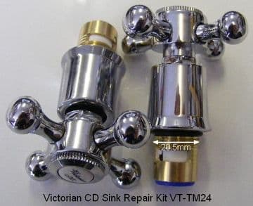 Victorian CD Sink Mixer Headwork Kit