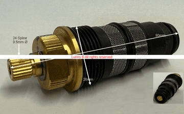 Victorian Plumbing Thermostatic Cartridge X2 SCX70 - Bespoke Part