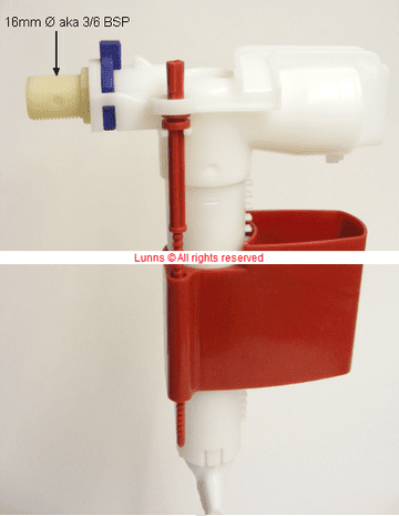 Villeroy & Boch Red Float Inlet Float Valve MRX6 - Bespoke Part