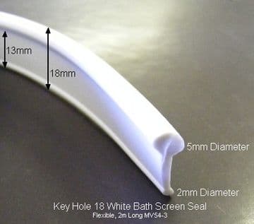 Viper Key Hole Bath Screen Seal