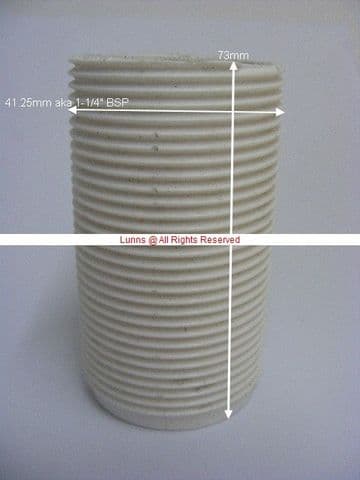 Virplast 1-1/4" BSP 7mm Plastic Running Nipple W53MOD - Bespoke Part