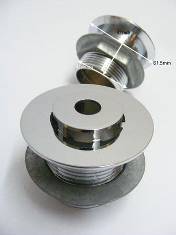 Virplast 1-1/4" Flat Dome Urinal Waste