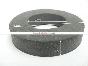 Virplast Close Coupled Flat Section Washer 110x59x19.5mm DM54801