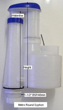 Virplast M Series In Line Round Syphon