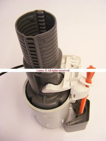 Virplast NF Flush Valve c/w Black Cable (Replaces Blue Cable) & Button PKIT - Bespoke Part