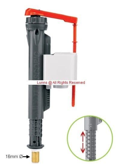 Virplast Red Lever Top Bottom Entry Inlet Float Valve 3/8