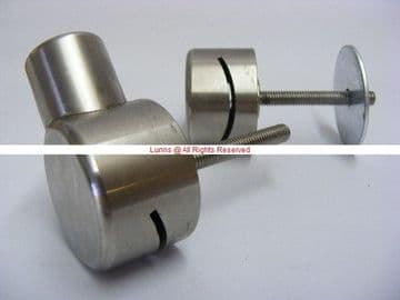 Virplast36 15mm Satin Top Inlet Urinal Spreader c/w Bolt - Extended Delivery