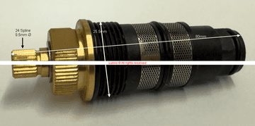 VITPLUS Hot Cold MINI VPL Nylon Thermostatic Cartridge SC70 - Bespoke Part