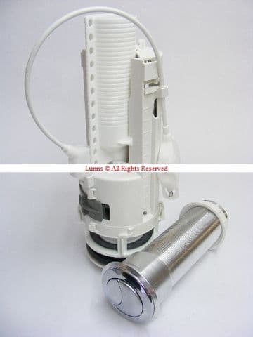 Volt 150 Solid Wall Extended Button cw V50 Modified Flush Valve & 350mm Cable FC1 - Bespoke Part