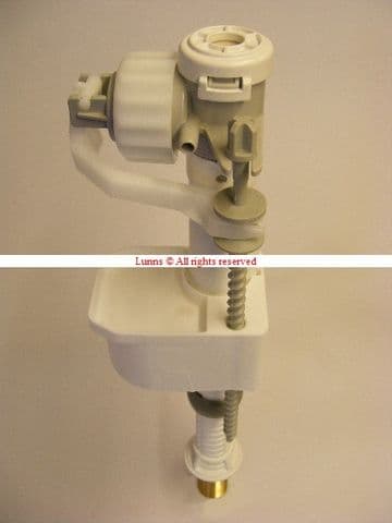 Volt Adj 1/2"/20.5mm Brass Tail Bottom Entry Inlet Float Valve EDR4V