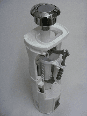 Volt OS Spiral Wave Flush Valve & Button U6