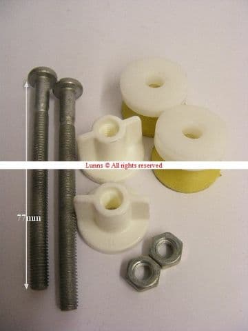 Volt Stainless Steel Close Coupled Through Cistern Bolts