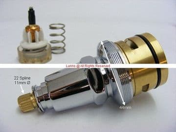 W.Adams & Sons Ltd 1922 Single Handle Shower Cartridge Chrome (for Cross Handle) SC10 - Bespoke Part