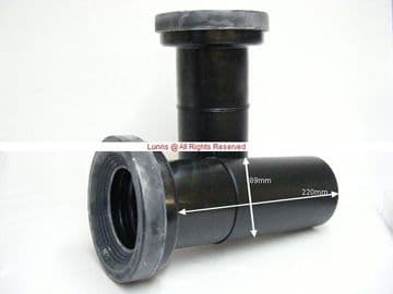 WC Frame Extended 89mmx220mm Straight Pan Connector