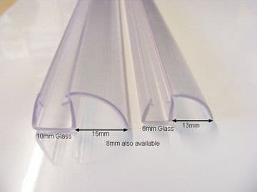 Wickes / B&Q Overhang Bath Screen/Shower Seal SS54D38711 - Bespoke Part