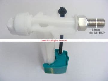Wizard Side Entry 3/8" BSP Metal Tail Inlet Float Valve