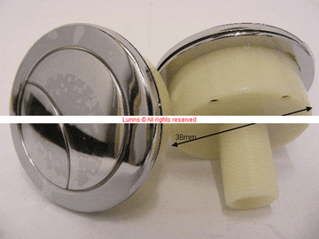 Yellow Rapid Flush Valve Round Button EDL2-20