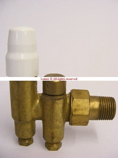 Yorkshire 10mm Brass 1469 Maxitwin Rad Valve (Distressed Finish) - Bespoke Part