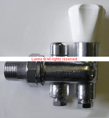 Yorkshire 1469 Maxitwin Rad Valve Rough Chrome - Bespoke Part