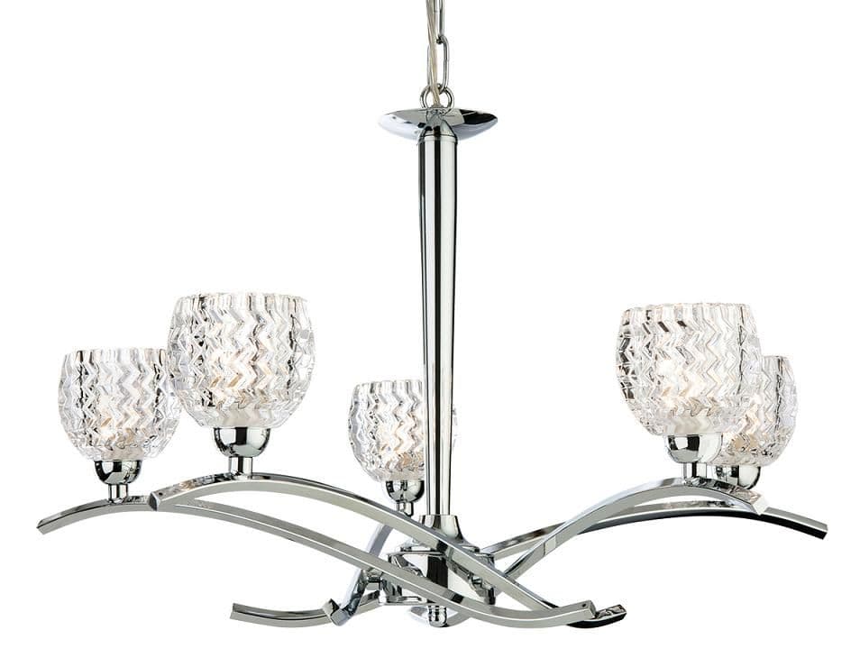Firstlight Maple 5 Light Chandelier 8617CH Firstlight Lighting