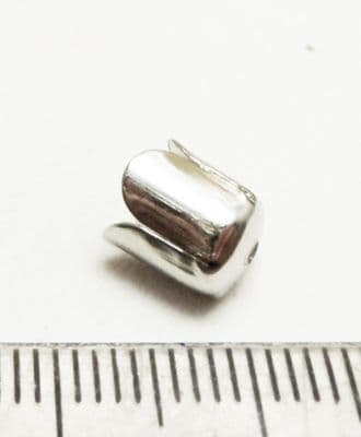 'Tulip' bead caps - Silver - 10's or 26's.