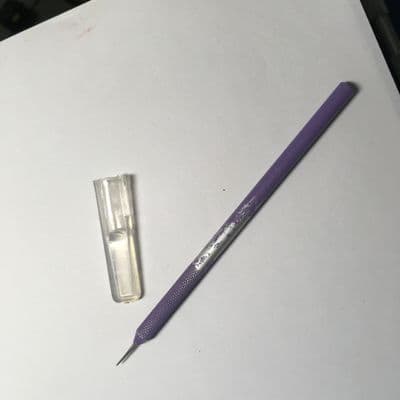 1 prong perforating tool with metal handle