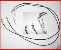 2 Leather thong necklaces. 2mm. Pick a colour.