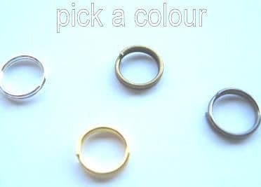 7mm Split Rings x 35. Pick a colour.