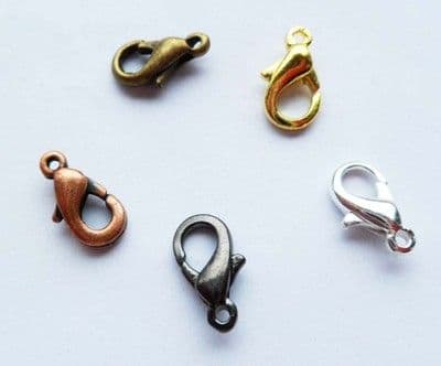 9mm Lobster clasp x 7. Pick a colour.