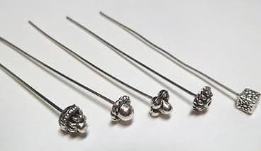 Domed headpins x 10. Pick a style.