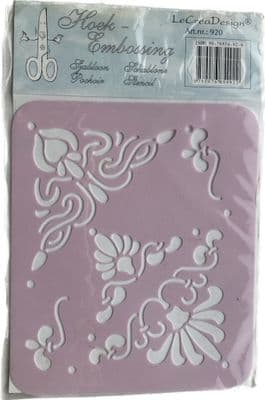 Embossing stencil 11cm x 13cm