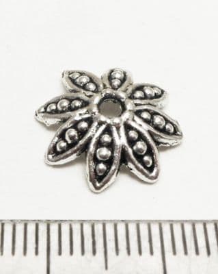 Flower beadcap 14mm x 12