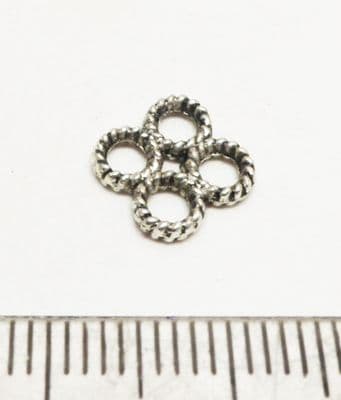 Four circle connector x 10. 8.5mm square