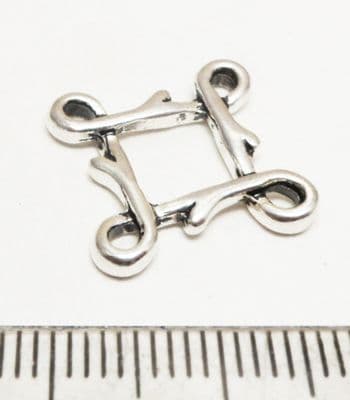 Four hole Square connectors x 8. 15mm square