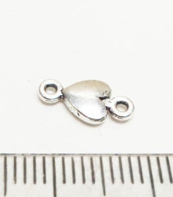Heart connector 11mm x 5mm x 100.