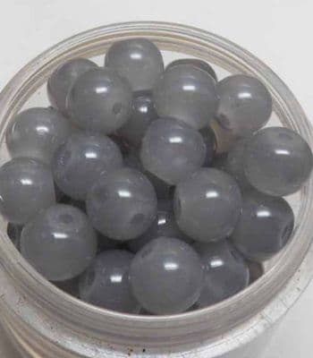 Imitation Jade 6mm Grey x 20