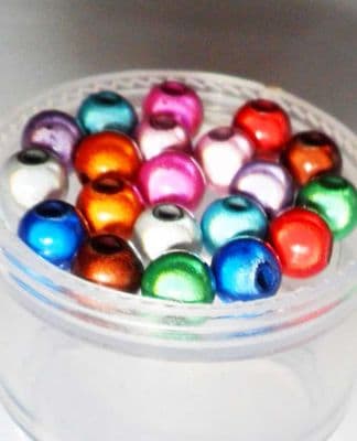 Miracle beads 6mm. Mixed pack of 20.