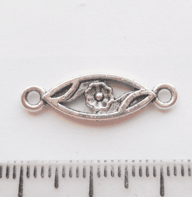 Oval Flower Connector 23mm x 6mm. x 20.