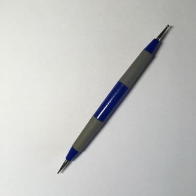 Pergamano 2 ended embossing tool. 1cm & 1.5cm ball