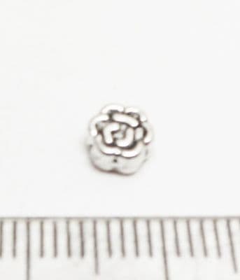 Rose flower spacer bead x 20. 5mm