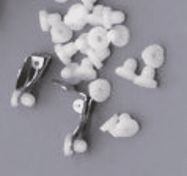 Rubber ear pads for clip on earrings x 10