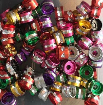 Spacer beads  mixed x 110. 5mm x 4mm