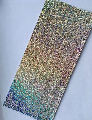 Sparkly peel off stickers. 1 sheet
