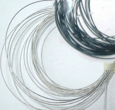 Tigertail. 10m of Black or 3m of Silver. Cord.