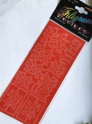 Welsh Dragon stickers. 1 sheet