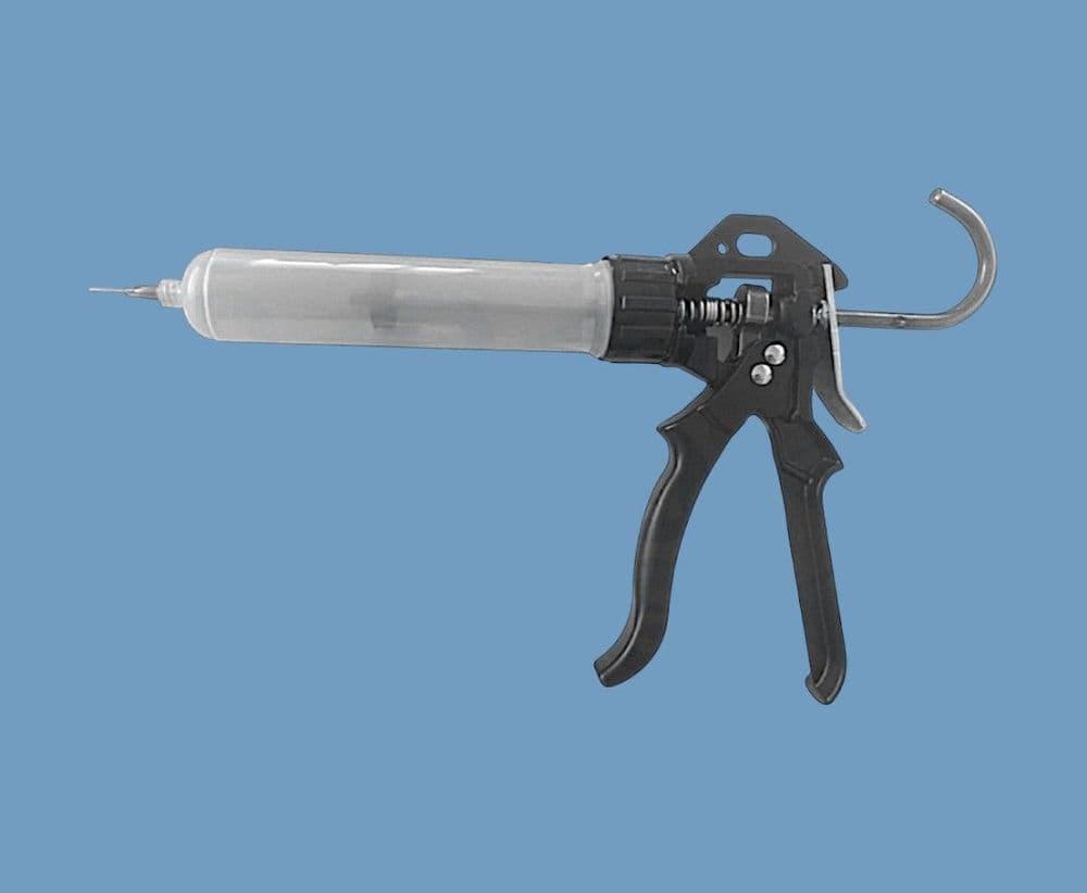 100cc Manual Syringe Gun Dispenser AD16100 Adhesive Dispensing Ltd
