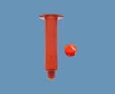 10cc Amber Barrel Red Piston Kit AD910-DWR