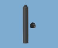 12oz Black Cartridge Plunger Kit LDPE TS120CKIT-PBLD Adhesive Dispensing Ltd Techcon