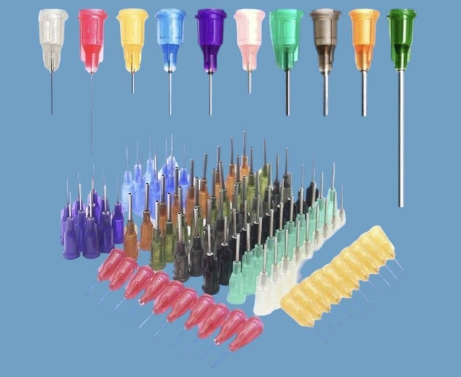SANANTS - 16GA 1/2 Inch Dispensing Needle - Blunt Tip Luer Lock