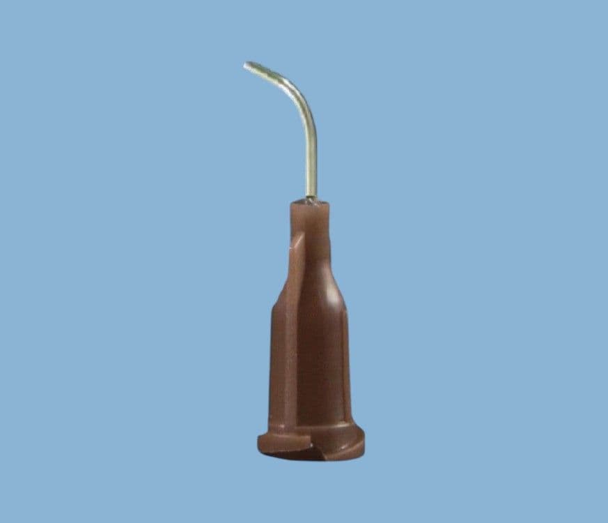 19 Gauge 60° Bend Angle Tip Brown AD71905060PK Adhesive Dispensing Ltd